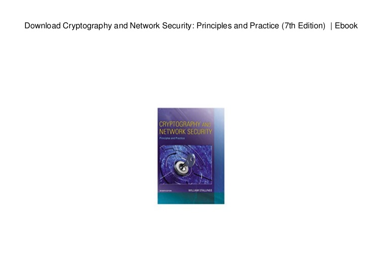 Cryptography and network security download for windows 7